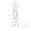 Luminaire suspendu sphérique 23 lumières Breeze-80209593-80209590