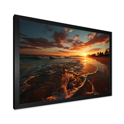 «Almustafa Sunset Beach Scenery II», reproduction sur toile