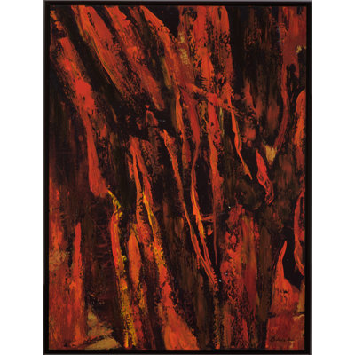 Red Woods Print by Lawrence Behunek