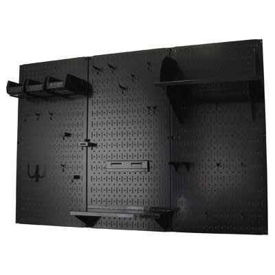Ensemble de panneau perforé de rangement pour outils standard H 32 po x 48 po