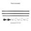 Tringle de rideau simple en plastique réglable-28892801-28961964