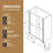 Chrome Aluminum Frame Double Sliding Shower Door, 1/4" (6Mm) Clear Tempered Glass With Explosion-Proof Film, Dual Stainless Steel Handles-121059681