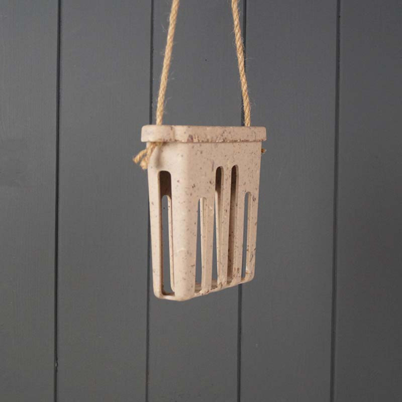 Casiyah Hanging Suet Bird Feeder, Coffee