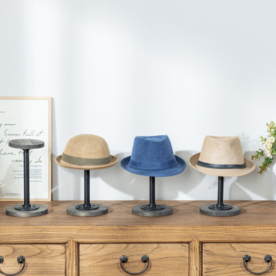 Porte-chapeaux en bois 4 pièces