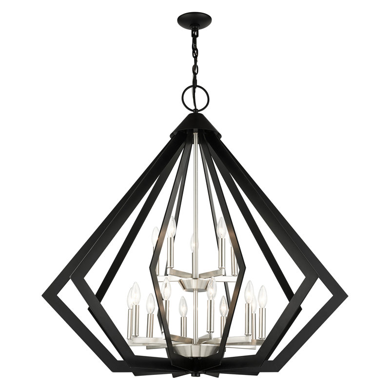Lustre 15 lumières façon bougie Buckeys