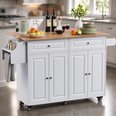 Solid Wood Kitchen Island