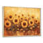 Tournesols brun récolte lueur II - tournesols, art mural-106123759-150263149-106123746