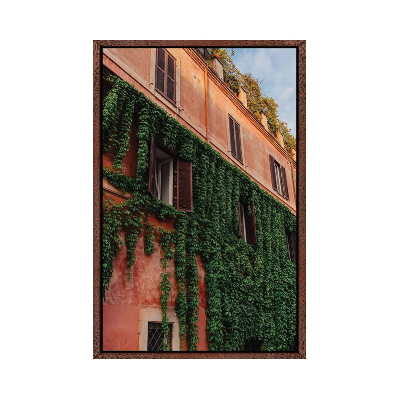 Roman Architecture IX by Bethany Young - Print on Canvas, Classic Brown Wood Framed, 101.6cm H x 66.04cm W x 3.81cm D