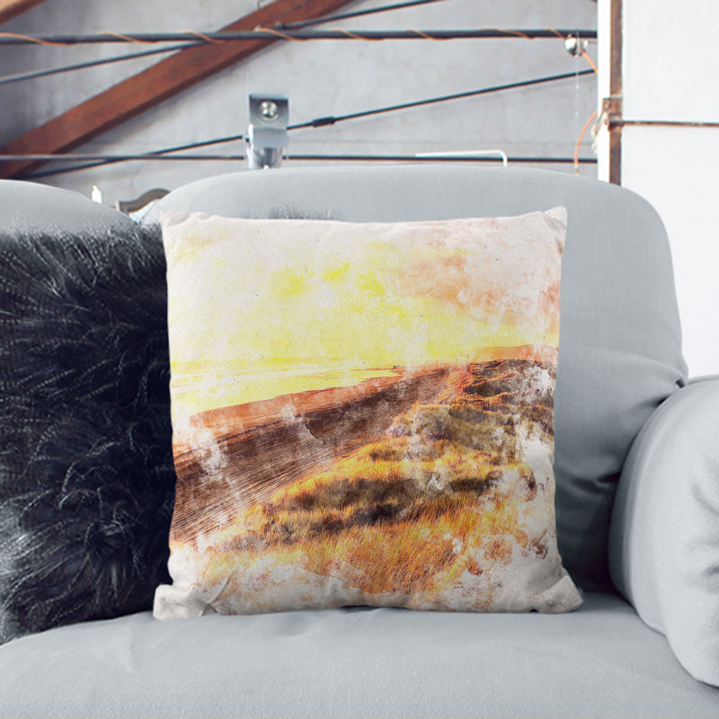 Square Cushion, 55cm H x 55cm W x 20cm D, Black