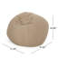 Grand fauteuil poire classique-1084609586
