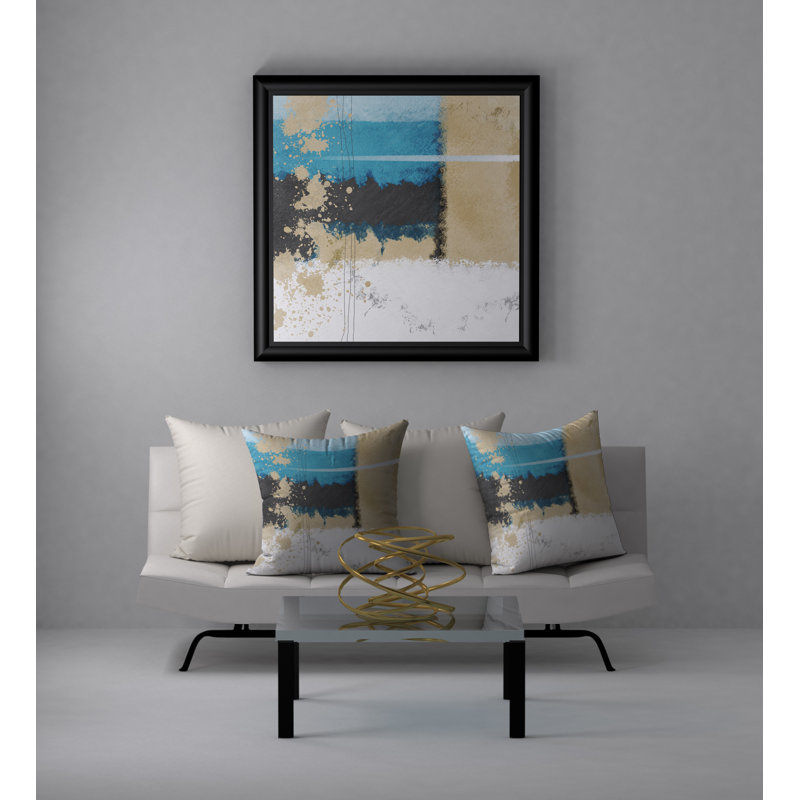 Reversible Throw Pillow, 24" x 24"