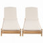 Chaise longue avec coussin Mallacia