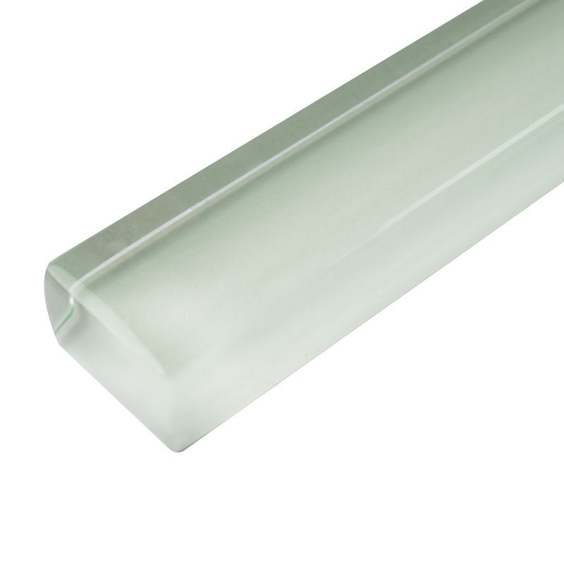 Carrelage en verre 12 "x 0,5", Blanc doux
