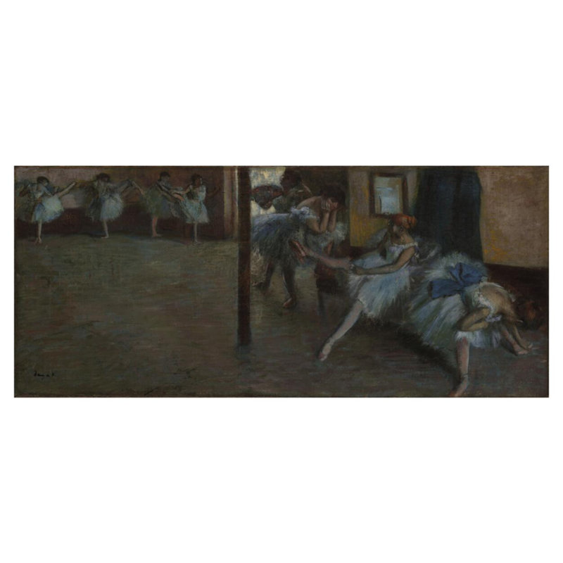 The Ballet Rehearsal (La Salle de Danse) par Edgar Degas - Estampe numérique, H 32 po x l 40 po