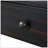 Curved Console Table With Storage, Wooden Entryway Table With 2 Drawers, Farmhouse Rustic Console Tables For Entryway, Hallway, Living Room, Distressed Black-605456964