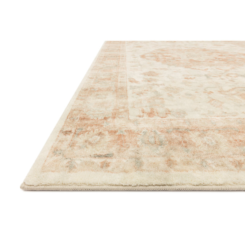 Oriental Ivory Area Rug, Rectangle 7'6" x 9'6"