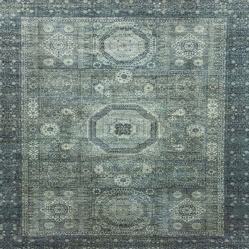 Oriental Indoor Rug, Square 3'