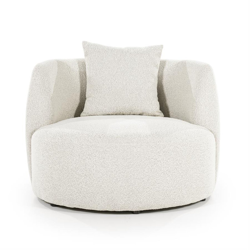 Chaise d'appoint Louis, Tissu beige