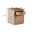 19.69 "Retro Fashion Splicing Design Side Cabinet Coffee Table,Side Table,Nightstand with storage