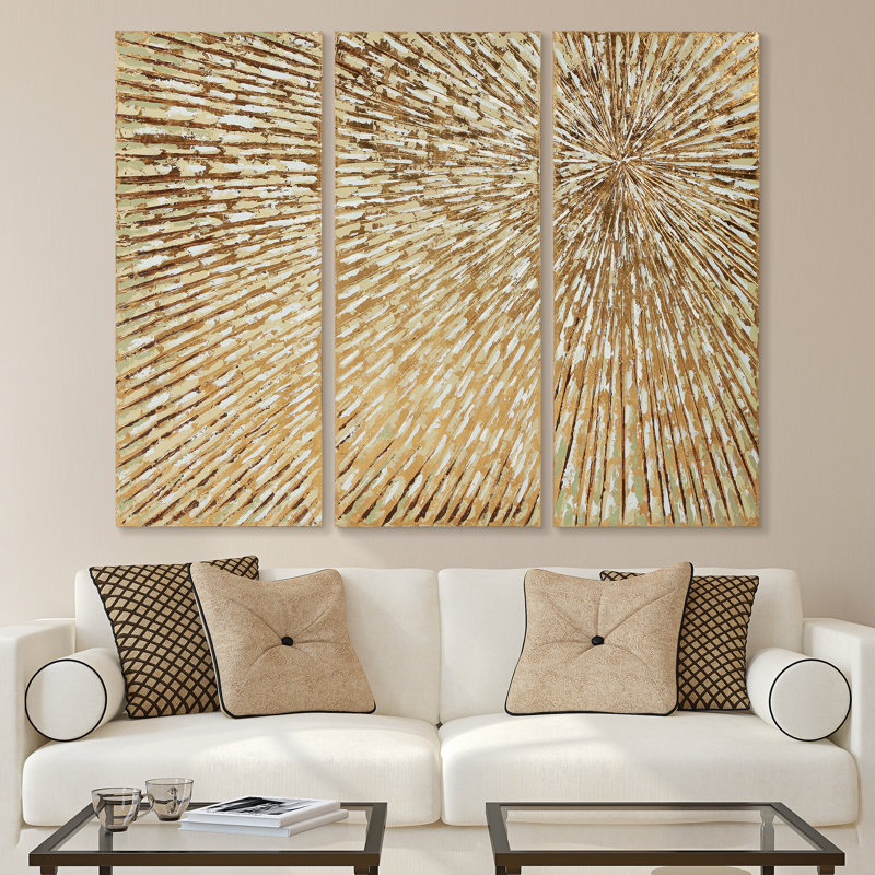 'Sunshine' Print Multi Piece Image on Canvas
