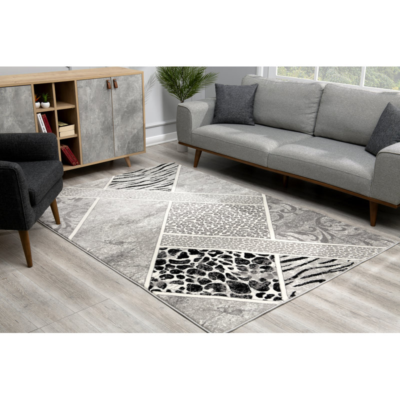 Barrville Geometric Indoor Rug, Rectangle 8' x 11'