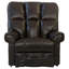 Fauteuil inclinable électrique en cuir Vegan avec capacité de poids de 450 livres-11992400