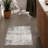 2’ X 3’ Navy And Beige Distressed Vines Scatter Rug