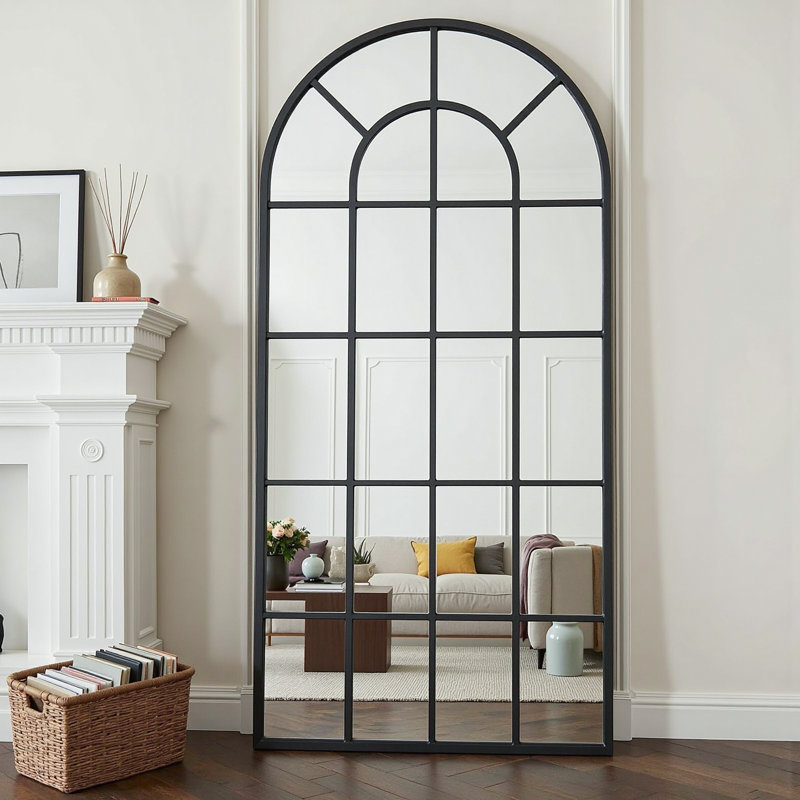 Miroir pleine longueur arqué