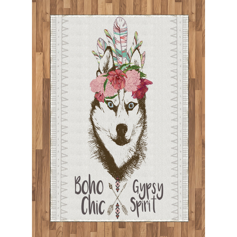 Tapis décoratif Aztec, Rectangle— 4 pi x 5 pi 8 po