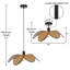 Luminaire suspendu 19 po Hargrove Wavy Beachy