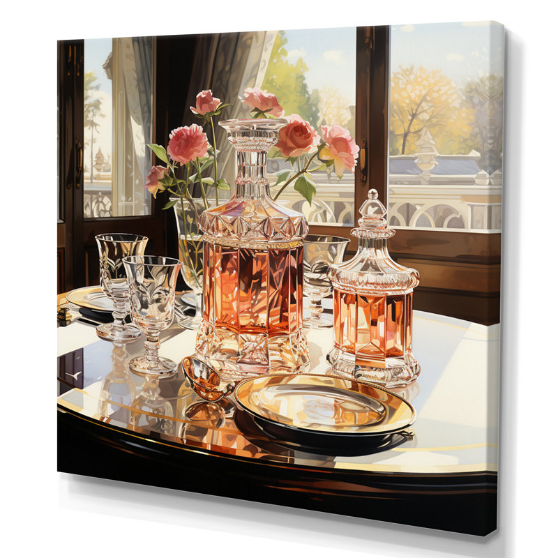 " Creative Beverage Assortement III ", 24" H x 24" W x 1" D, Wrapped Canvas