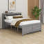 Platform Bed With Storage Headboard, USB, Trundle Bed And 3 Drawers-885554022