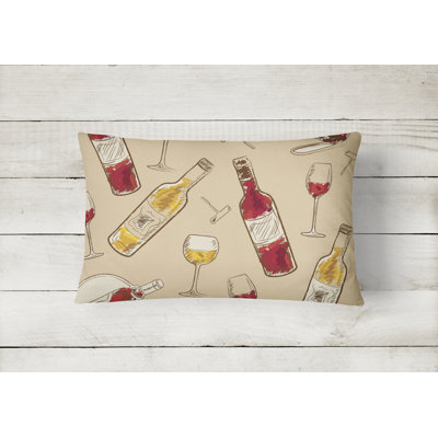  Wine Lumbar Pillow