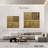 " Gold Rococo Florals " 4 Piece Art Graphic Art Print-93822100