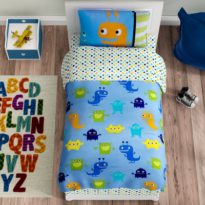 Navya Reversible Animals Toddler Bedding Set