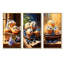«Blue Fresh Muffin Morning - Baked Goods», ensemble de 4 reproductions d'art mural-804615960-804615963