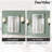 Modern Frameless LED Lighted Bathroom / Vanity Mirror with 3 Colour Adjustable, Memory Function, Anti-fog, Time Mode Control-102505968