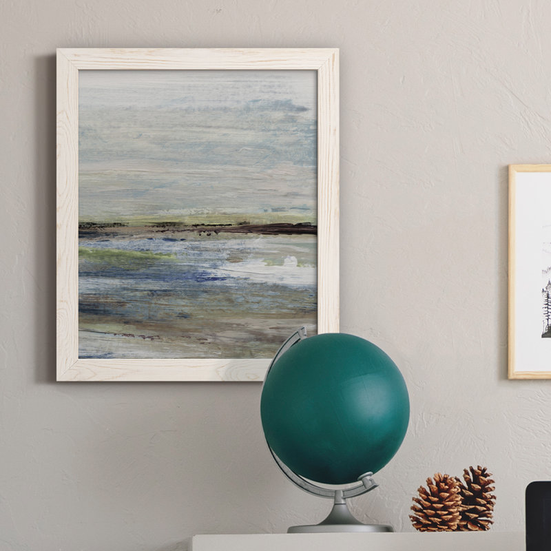 Wetlands II - Peinture sur toile encadrée, Blanc, H 24 po x l 18 po x P 1,5 po