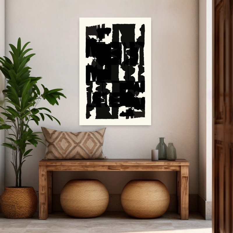 Art contemporain, art contemporain abstrait, H 48 po x l 32 po