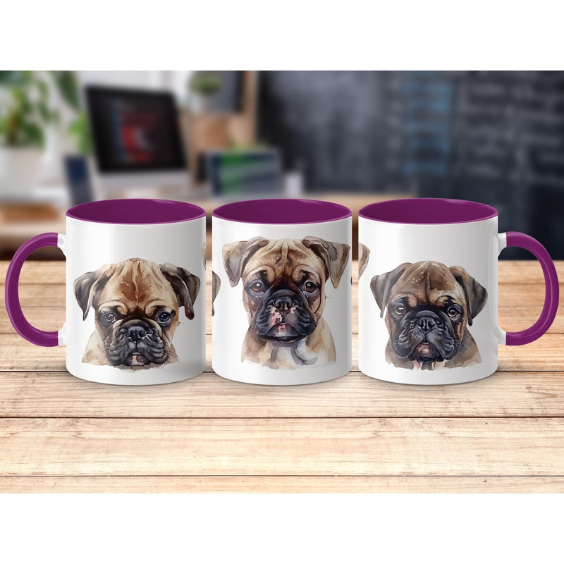 Ceramic Coffee Mug, Purple