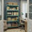 Ar Decó Turquoise Bookcase 36-In W X 12-In D X 72-In H Color + Oak Mdf 5-Tier 200Lbs-122949782