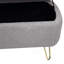 Banc moderne avec repose-pieds avec pieds dorés pour le bout du lit et le vestibule, parfait pour les sièges supplémentaires et le rangement dissimulé.-889417483