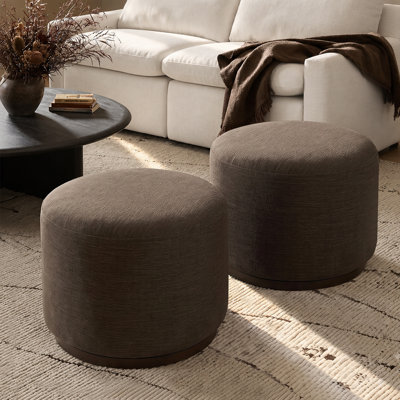 Repose-pieds rond 22,5 po, ensemble de 2