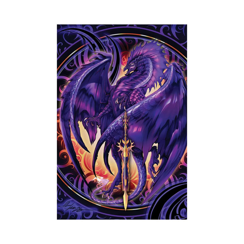 Dragonblade Netherblade by Ruth Thompson - Wrapped Canvas Print, 30.48cm H x 20.32cm W