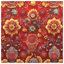Red Floral Bouquet Wall Tapestry - Flowers Wall Decor