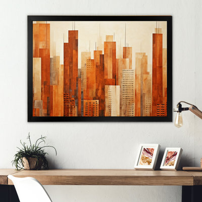 " Caramel Columns Skycrapers Dream I "
