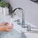 Circular Widespread 2-handle Bathroom Faucet with Drain Assembly