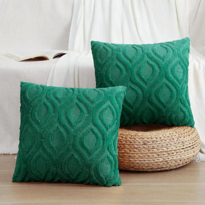 Coussins décoratifs 20X20, housses de coussins moelleux pour la maison, ensemble de 2