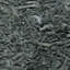 Tapis noir / gris crocheté à la main Godsey-771312933
