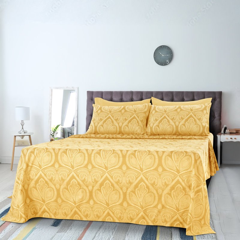 Ensemble de draps en microfibre Lux Hotel, Ensemble de draps pour grand lit + 1 drap-housse +, Taupe